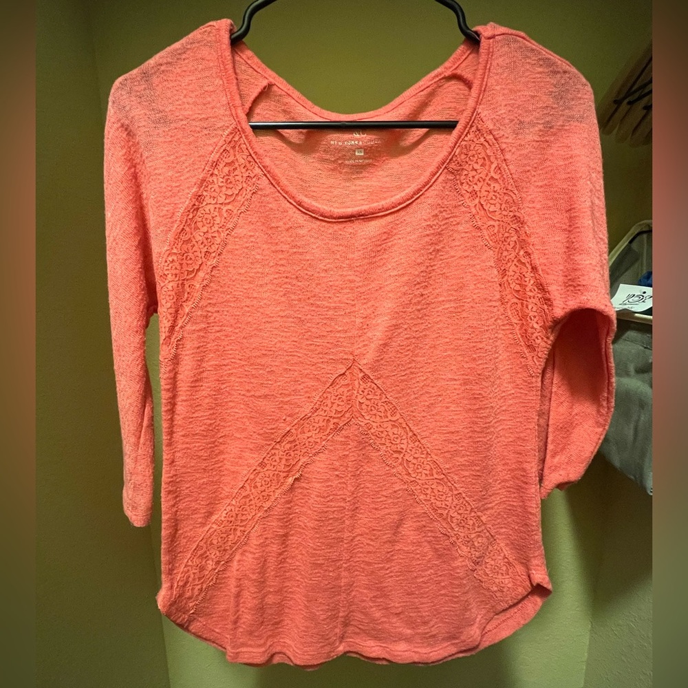 Coral sweater